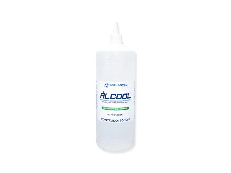 Álcool Isopropílico 99,8% IMPLASTEC 1000ml