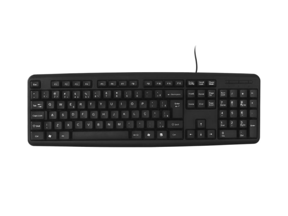 Teclado USB EVUS Standart [TC-03] Preto