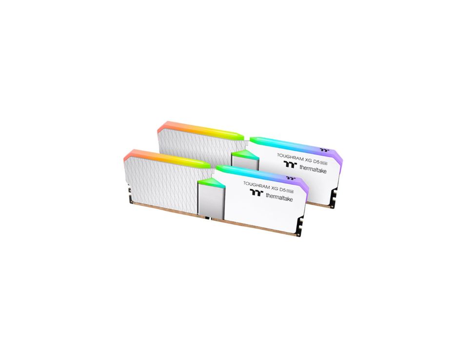 Kit Memória 2x16GB DDR5 6000MHz/1.3V (PC5-48000) THERMALTAKE ToughRAM XG RGB D5 White [RG34D516GX2-6000C36B]