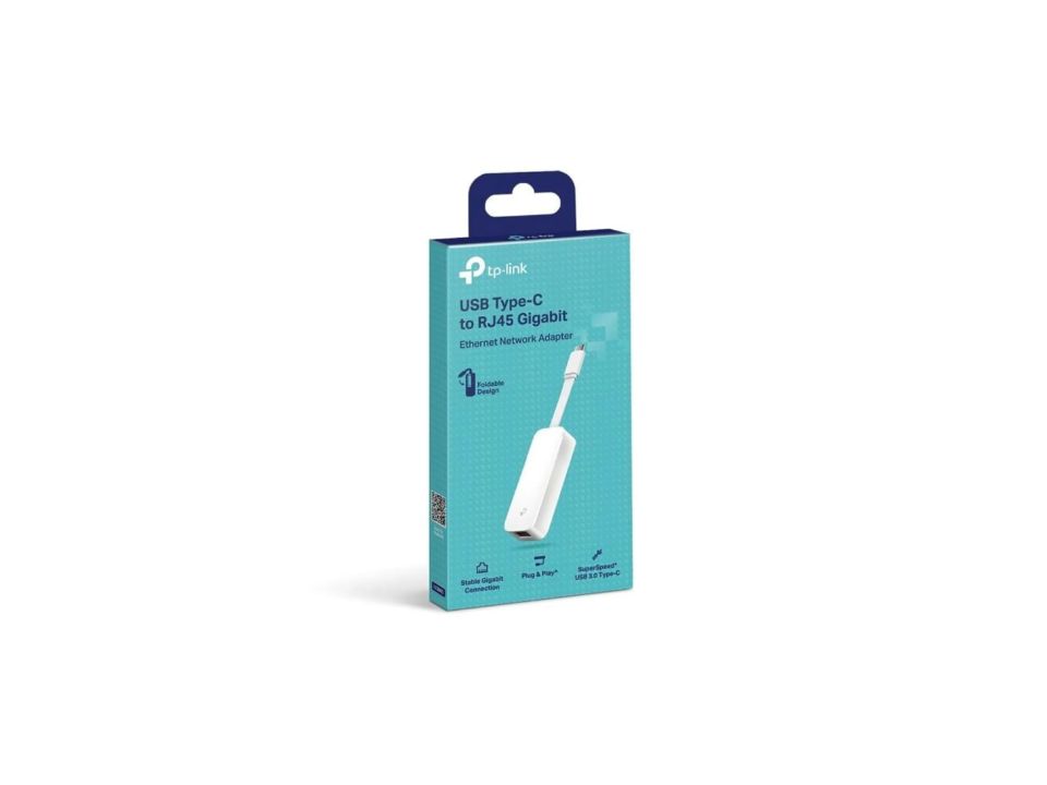 Adaptador USB 3.0 Type-C p/ RJ45 Gigabit TP-LINK UE300C