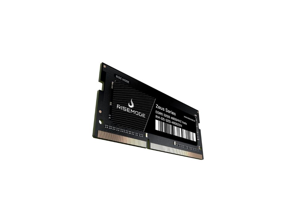 Memória NOTEBOOK 32GB DDR5 4800MHz 1.1V (PC5-38400) RISE MODE Zeus Series [RM-D5-32G-4800ZEN]