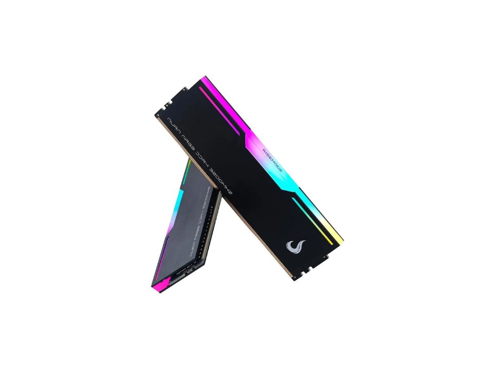 Kit Memória 2x16GB DDR4 3200MHz/1.35V (PC4-25600) RISE MODE Aura Black ARGB [RM-D4AB-32G-3200ARGB]