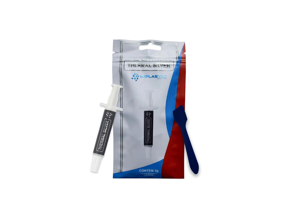 Pasta Térmica IMPLASTEC Thermal Silver (5g) (1.6W/m.K)