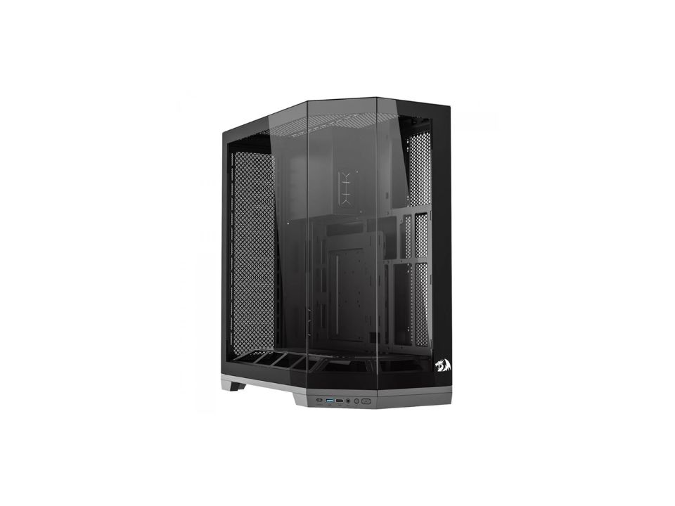 Gabinete ATX REDRAGON Edge [CA-608B] - SEM FONTE (1U2/1U3/HDAP3/VT/FL/0F)