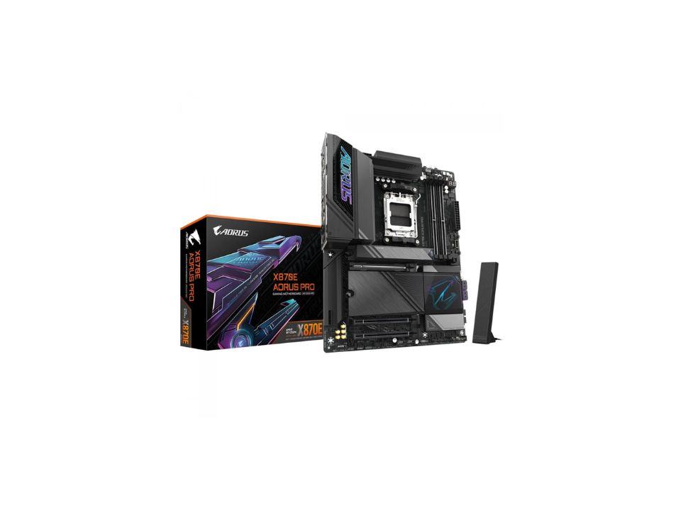 MB GIGABYTE X870E AORUS PRO p/ AMD AM5 4xDDR5/3xPCI-e/4xSATA/4xM.2