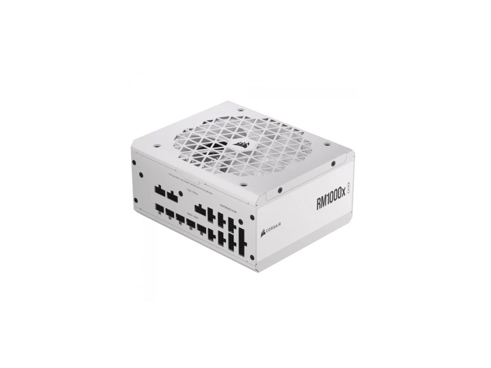 Fonte ATX CORSAIR RM1000x Shift White [CP-9020275-BR] PFC Ativo / Modular / 80 Plus Gold c/ Cabo de Força