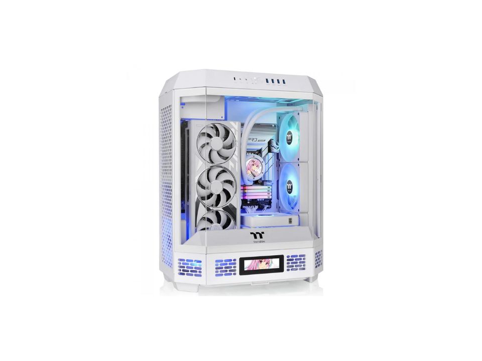 Gabinete ATX THERMALTAKE Tower 600 Snow Edition [CA-1Z1-00M6WN-00] - SEM FONTE (4U3/1U3C/HDA/VT/FI/2F)
