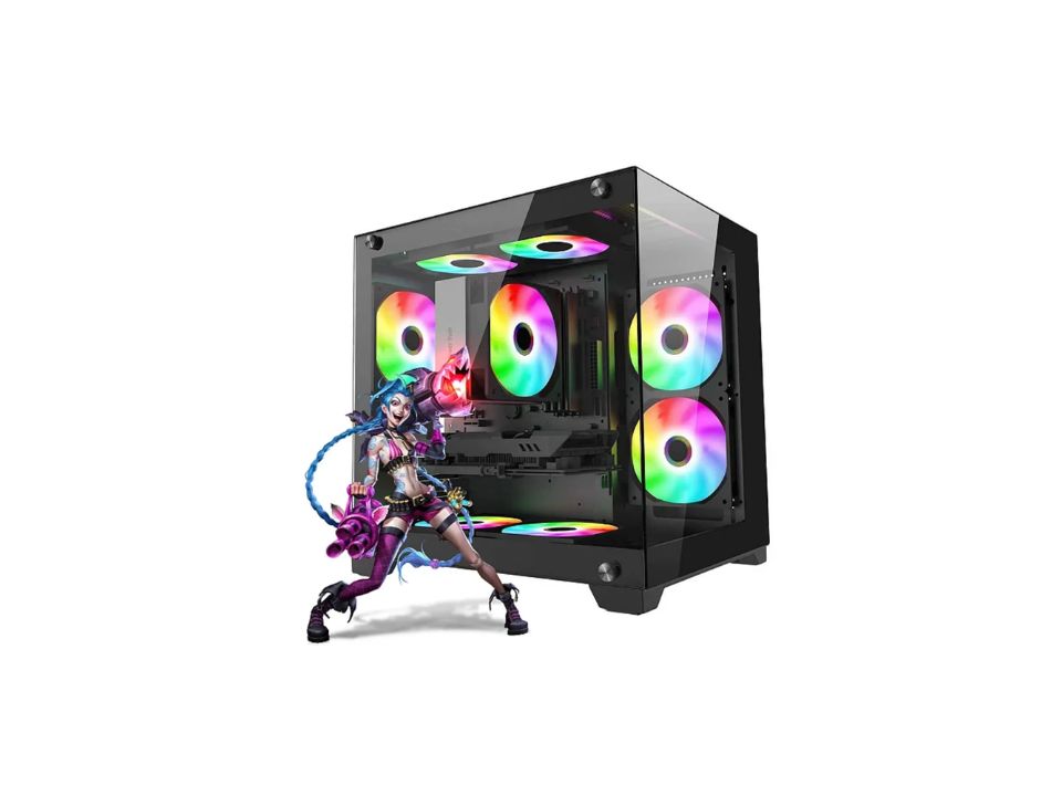 Computador PCEL DX (Intel Core i5-3470 / H61 / 16GB DDR3 / 480GB SATA / RX550 + Teclado + Mouse + Monitor 21,5p
