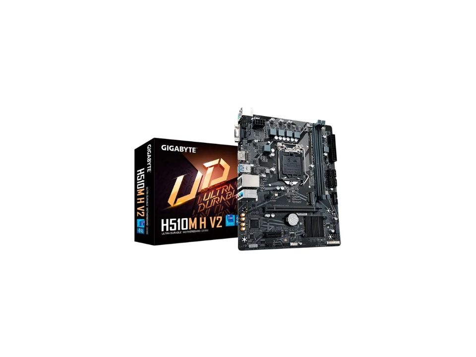 MB GIGABYTE H510M H V2 p/ Intel LGA1200 2xDDR4/1xPCI-e/4xSATA/1xM.2