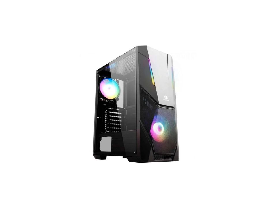 Gabinete ATX FORTREK Black Hawk [BLK-HAWK] - SEM FONTE (2U2/1U3/HDA/TA/FI/1F)