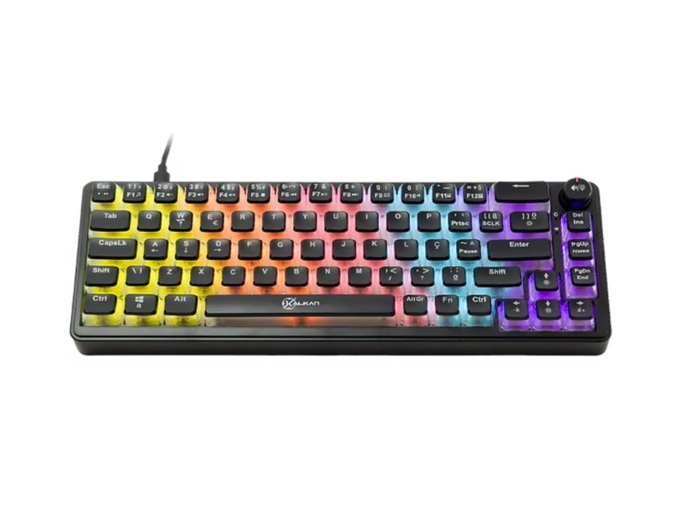 Teclado Gamer Mecânico USB KALKAN Drakar [KLK000052] (Backlight Colorido / Switch Marrom)