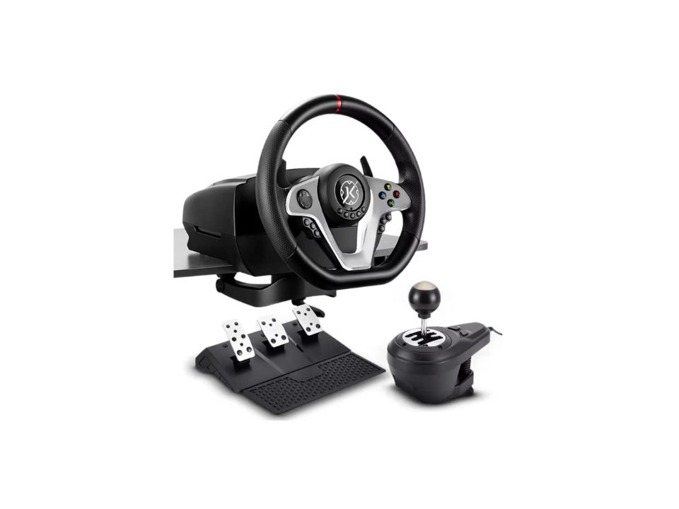 Volante Gamer c/ Pedal e Câmbio KALKAN G500 ProRacing [KLK00032] p/ PC/PS4/XBOX One