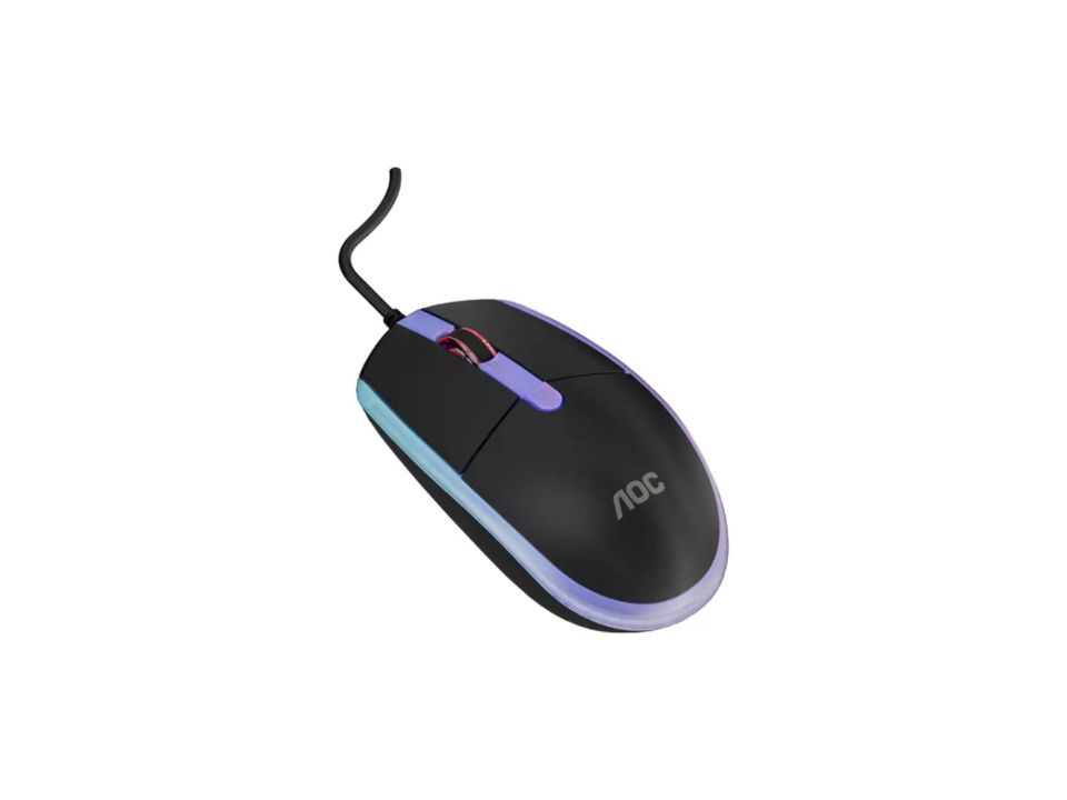 Mouse Gamer USB AOC GM150 [GM150B/LA] (2000 DPI) Preto