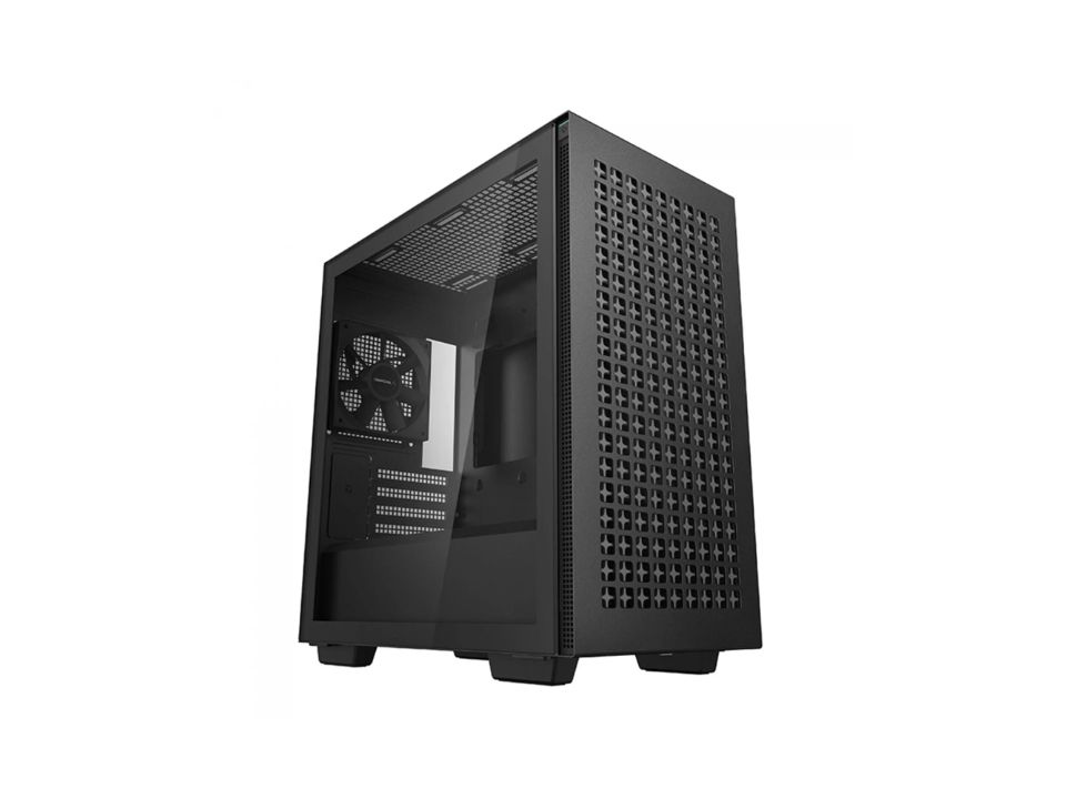 Gabinete Micro ATX DEEPCOOL CH370 [R-CH370-BKNAM1-G-1] - SEM FONTE (2U3/HDAP3/VT/FI/1F)