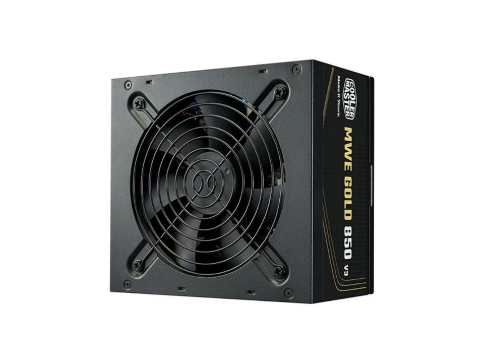 Fonte ATX COOLERMASTER MWE Gold 850 V3 [MPE-8506-ACAG-BBR] PFC Ativo / 80 Plus Gold / 12VHPWR c/ Cabo de Força