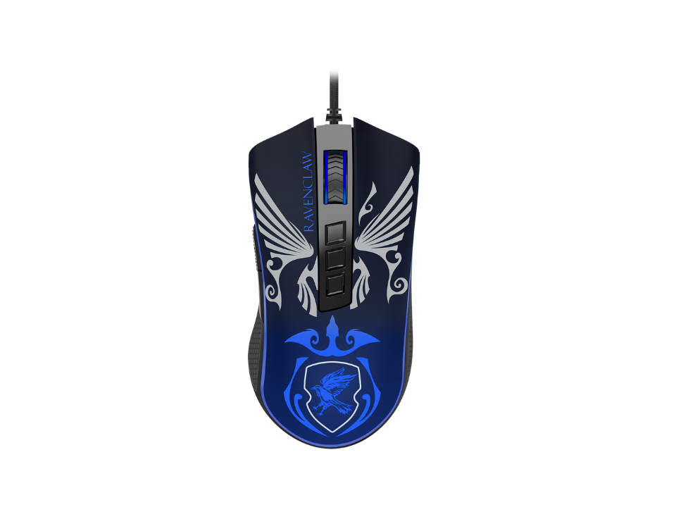 Mouse Gamer USB Óptico REDRAGON x HARRY POTTER Ravenclaw [HP-711R] (12400 DPI) Preto