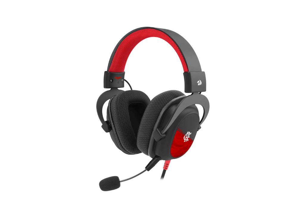Headset Gamer REDRAGON x FLAMENGO Vulture [FL530] Preto (2xP2/P3)