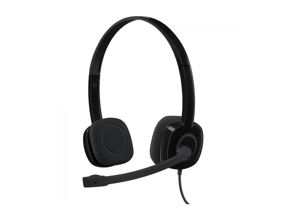 Headset LOGITECH H151 Preto (Plug P3)