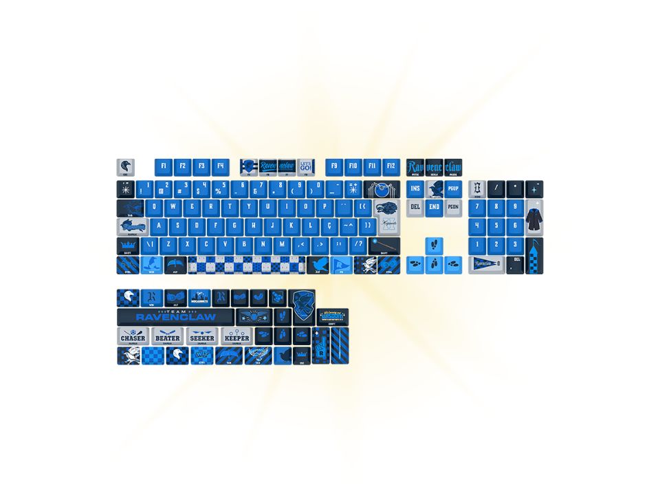 KeyCap p/ Teclado Gamer Mecânico REDRAGON x HARRY POTTER Ravenclaw [HP-941]