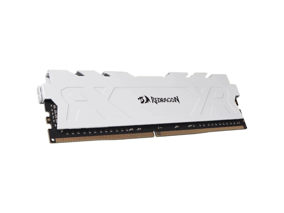 Memória 8GB DDR4 3200MHz/1.35V (PC4-25600) REDRAGON Rage White [GM-711]