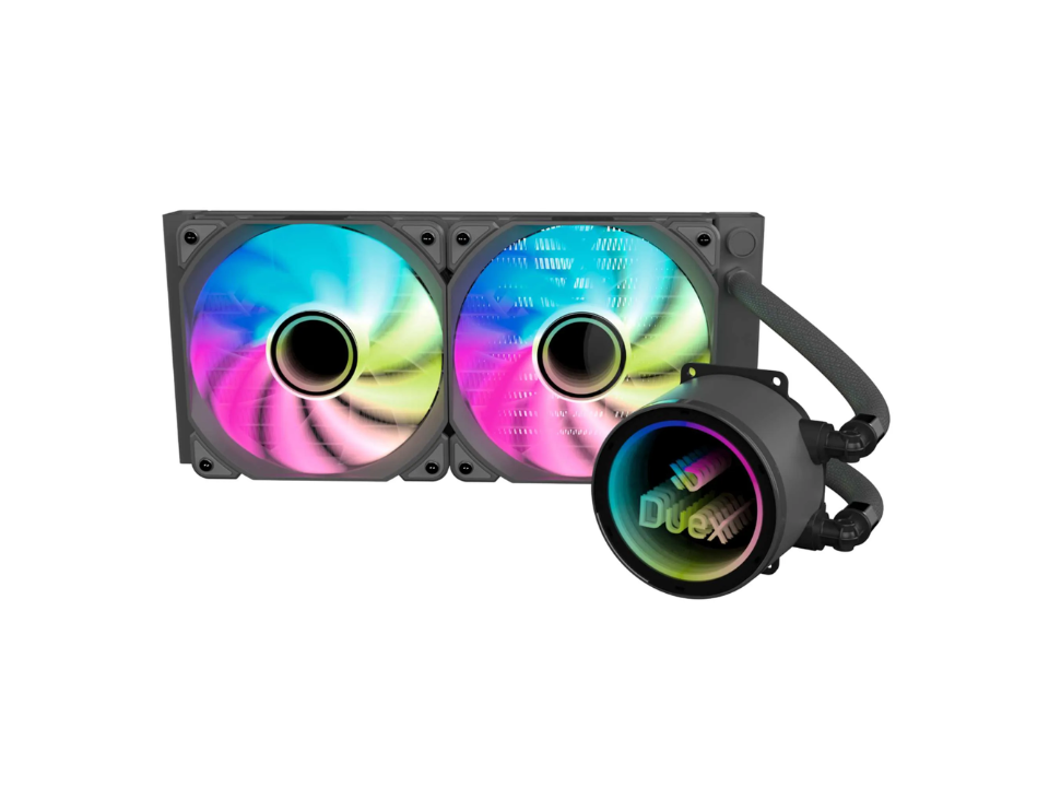 Water Cooler p/ Intel/AMD DUEX Mirror ARGB 240mm [DXWC240MIRROR] (TDP 250W) (115X/1200/1366/1700/1851/20XX/AM4/AM5)