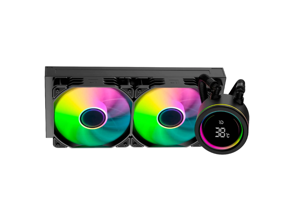 Water Cooler p/ Intel/AMD DUEX Vision ARGB 240mm [DXWC240VISION] (TDP 250W) (115X/1200/1366/1700/1851/20XX/AM4/AM5)