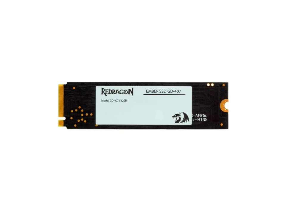 SSD REDRAGON Ember 512GB [GD-407] M.2 2280 NVMe PCIe x4 Gen3 (L=2100MB/s / E=1800MB/s)