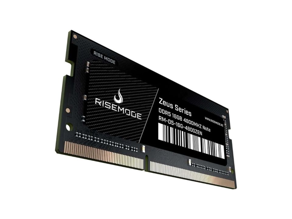 Kit Memória NOTEBOOK 2x16GB DDR5 4800MHz/1.1V (PC5-38400) RISEMODE Zeus Series [RM-D5-2X16G-4800ZEN]