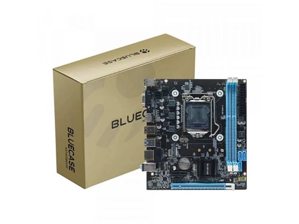 MB BLUECASE BMBH81-G3HGU-M2EXR3BX p/ Intel 4ª/5ª Geração (LGA1150) 2xDDR3/1xPCI-e/3xSATA/1xM.2