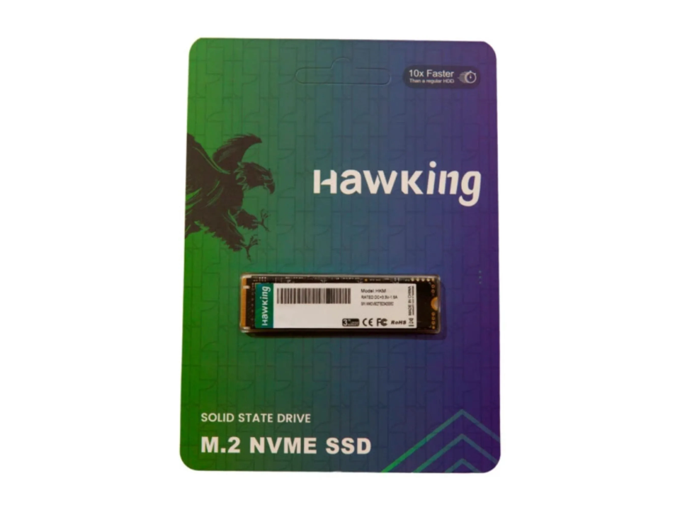 SSD HAWKING HKM28 1TB [HSTV-M2N4V4KW1] M.2 2280 NVMe PCIe x4 Gen4 (L=5000MB/s / E=4900MB/s)