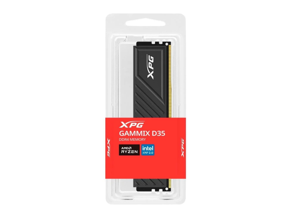 Memória 16GB DDR4 3200MHz/1.35V (PC4-25600) ADATA XPG Spectrix D35 Black [AX4U320016G16A-SBKD35]