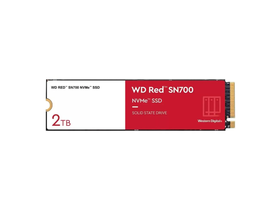 SSD WD RED SN700 2TB [WDS200T1R0C] M.2 2280 NVMe PCIe x4 Gen3 (L=3400MB/s / E=2900MB/s) (NAS/24x7)