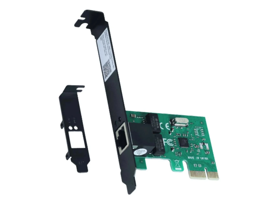 Placa de Rede PCI Express 10/100/1000 Mbps PCYES (Chipset Realtek) [LC1000-1P] (LP)