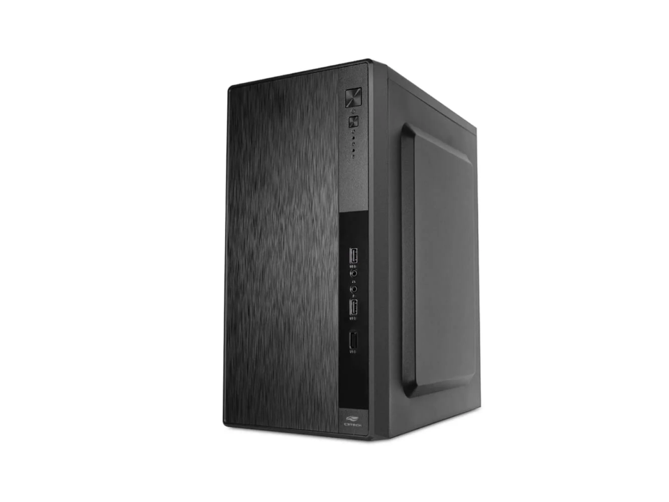 Gabinete Micro ATX C3TECH MT-31V2BK Preto 200W (2U2/HDA/FS/0F)