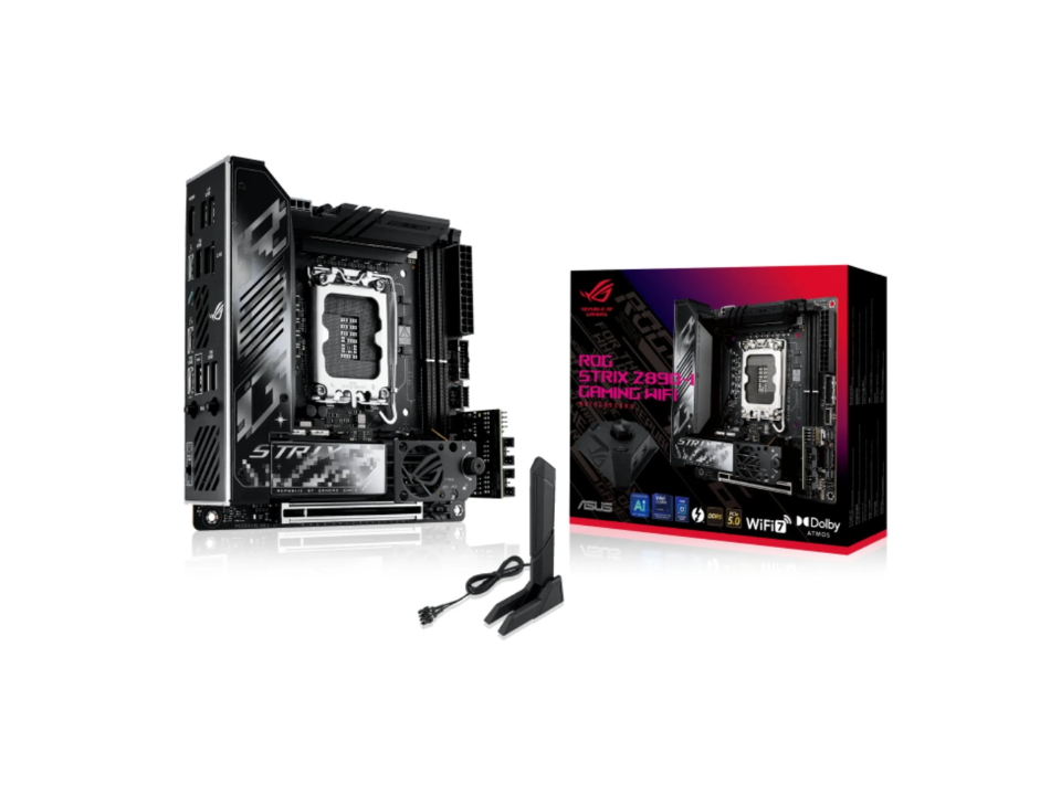 MB ASUS ROG STRIX Z890-I GAMING WIFI p/ Intel LGA1851 2xDDR5/1xPCI-e/2xSATA/2xM.2