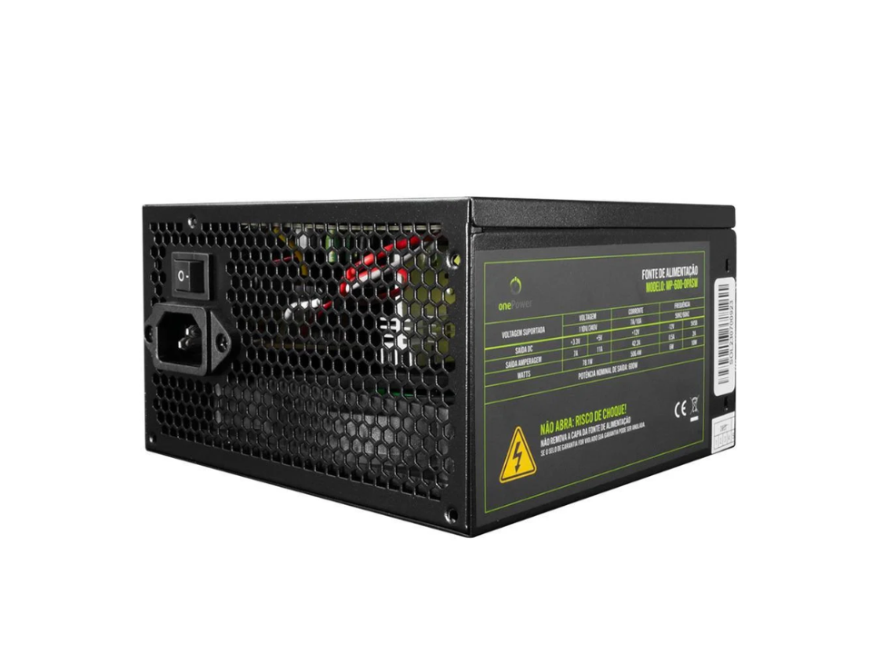 Fonte ATX ONEPOWER 600W [MP-600-OPASW] Bivolt Automático