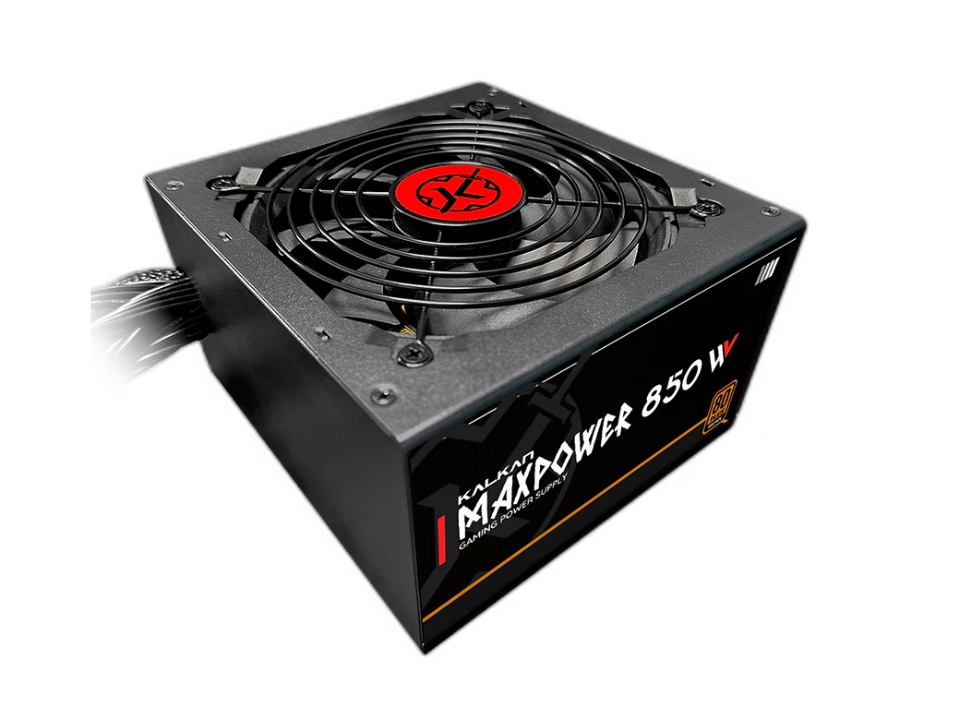Fonte ATX KALKAN MaxPower 850W [MP-0950W-B] PFC Ativo / 80 Plus Bronze