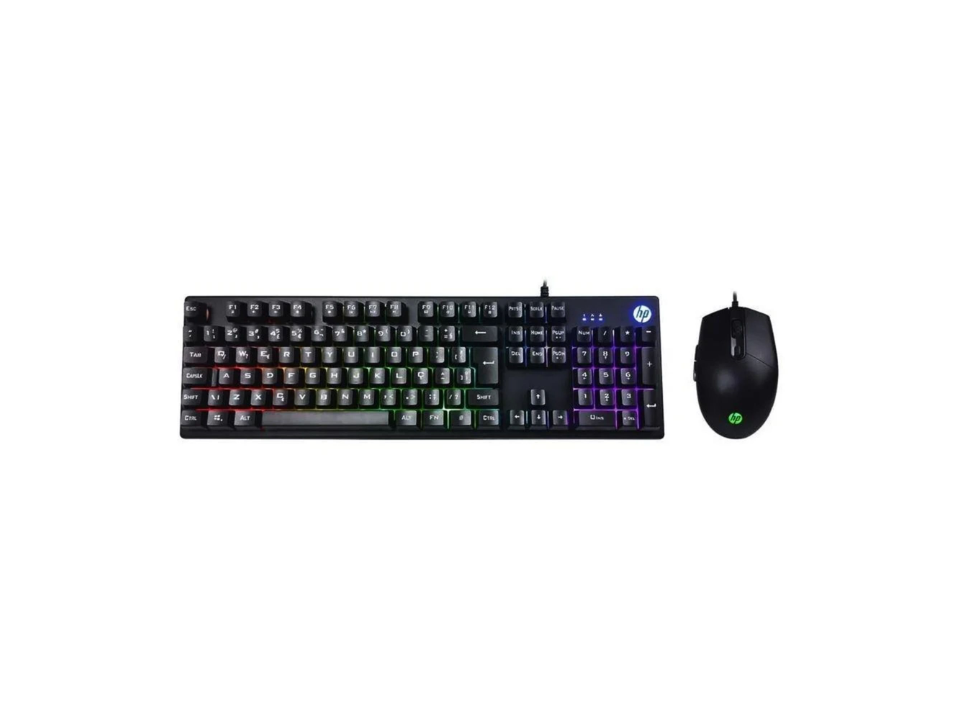 Kit Teclado + Mouse Gamer USB HP KM300F [8AA01AA] Preto