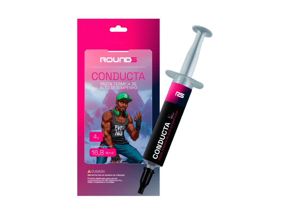Pasta Térmica ROUND5 Conducta [R5-CONDUCTA-4G-2244] (4g) (16,8W/m.K)