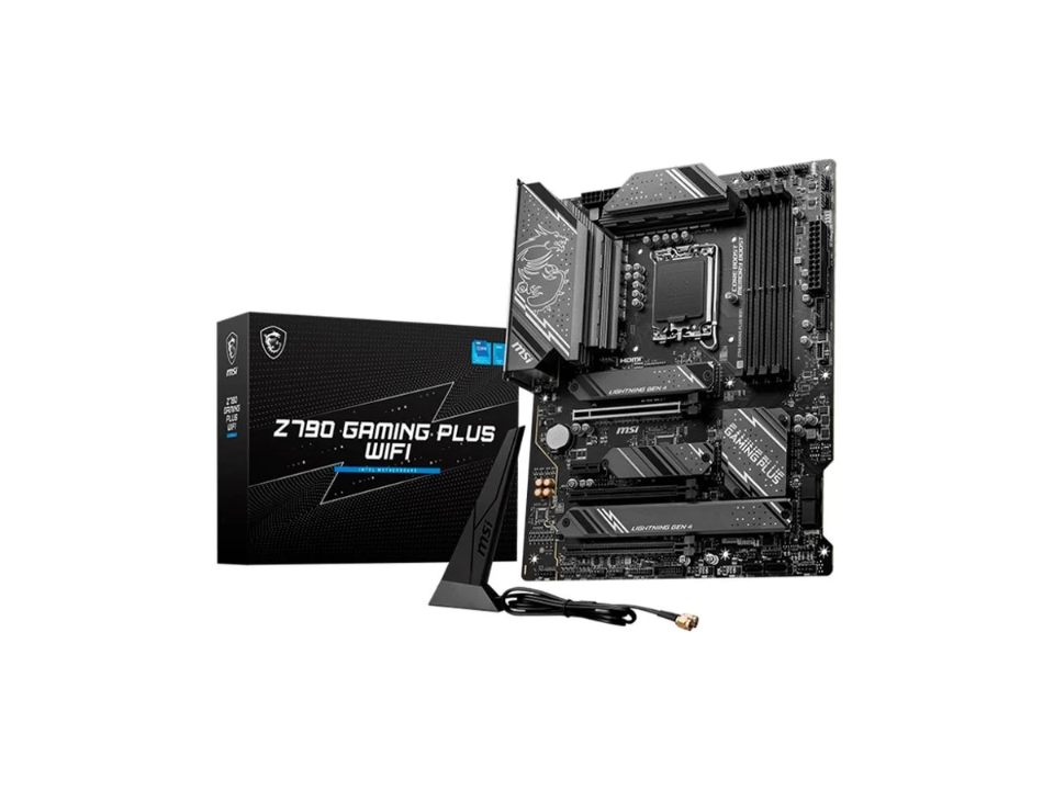 MB MSI Z790 GAMING PLUS WIFI p/ Intel LGA1700 4xDDR5/3xPCI-e/6xSATA/4xM.2