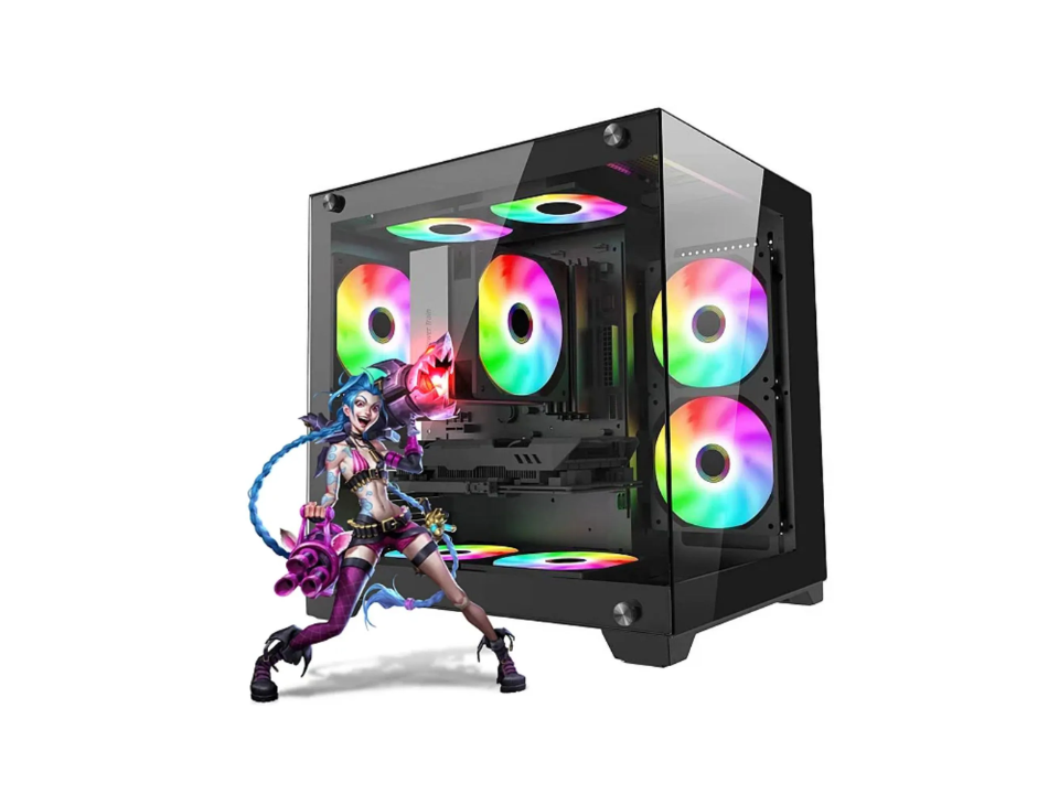 Computador PCEL DX (Intel Core i7-4770 / H81 / 16GB DDR3 / 480GB SATA / RX6500XT + Teclado + Mouse + Headset + Monitor 21,5p)