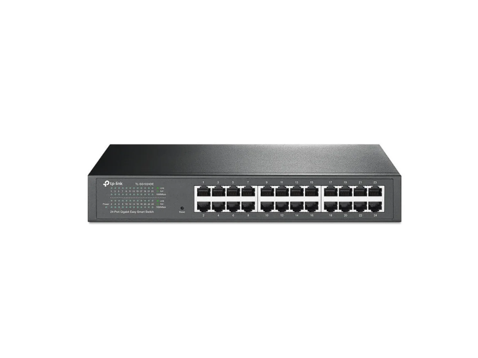 Switch 24 portas Gigabit TP-LINK Easy Smart [TL-SG1024DE] (Rack/Desktop)