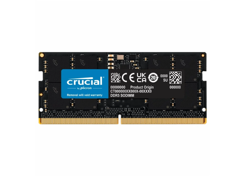 Memória NOTEBOOK 16GB DDR5 4800MHz/1.1V (PC5-38400) CRUCIAL Basics [CB16GS4800]