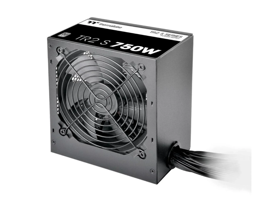 Fonte ATX THERMALTAKE TR2 S 750W [PS-TRS-0750NNFAWB-1] PFC Ativo / 80 Plus / 12VHPWR c/ Cabo de Força