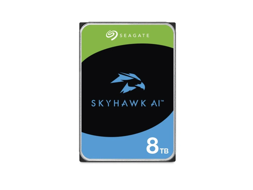 Hard Disk SEAGATE SKYHAWK AI 8.0TB 5900RPM 256MB SATA 6Gb/s [ST8000VE001] (CFTV/24x7)