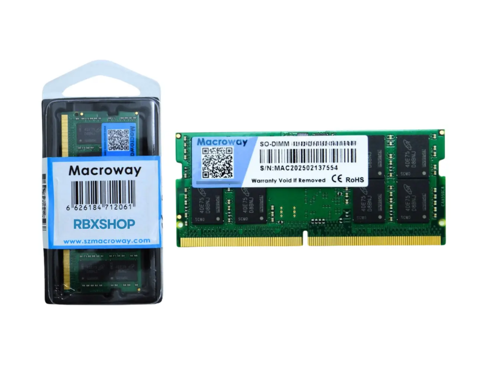 Memória NOTEBOOK 16GB DDR4 3200MHz/1.2V (PC4-25600) MACROWAY